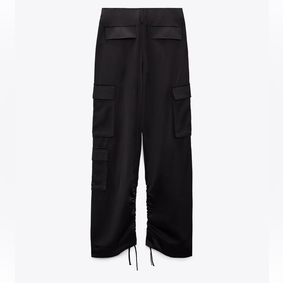Zara satin effect trousers size small - Picture 5 of 5